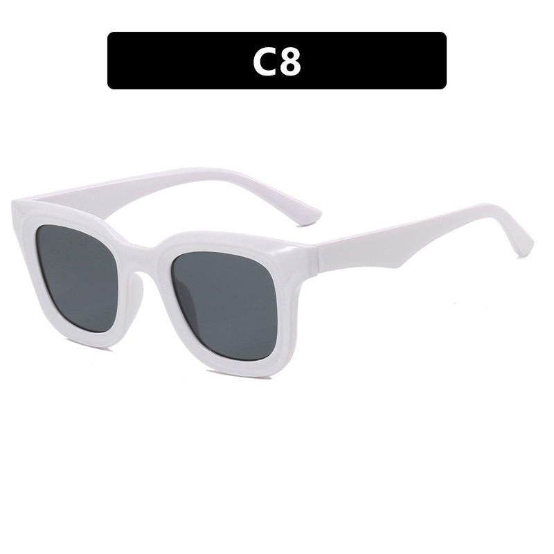Wholesale PC Large Frame Square Concave Sunglasses